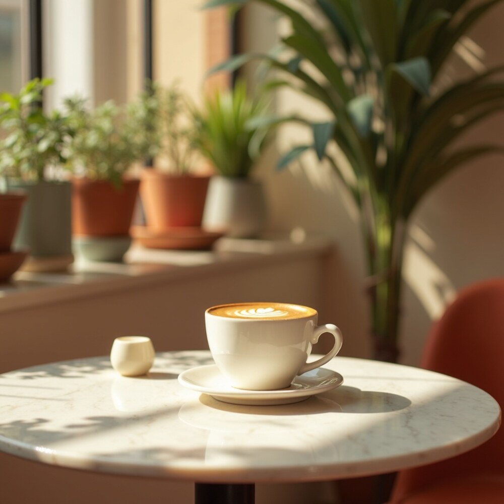 Aesthetic Café Cdmx en estilo editorial moderno para inspiración visual en México