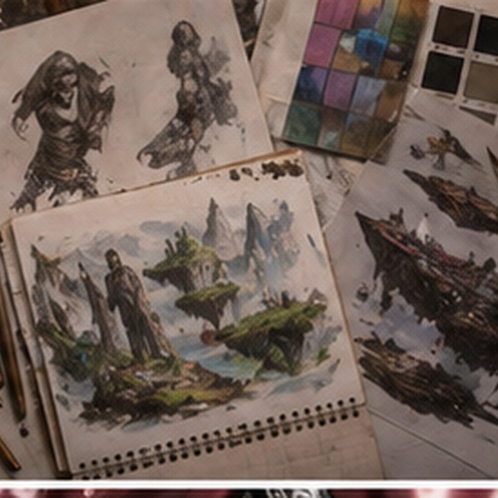 Arte Videojuegos en estilo editorial moderno para inspiración visual en México