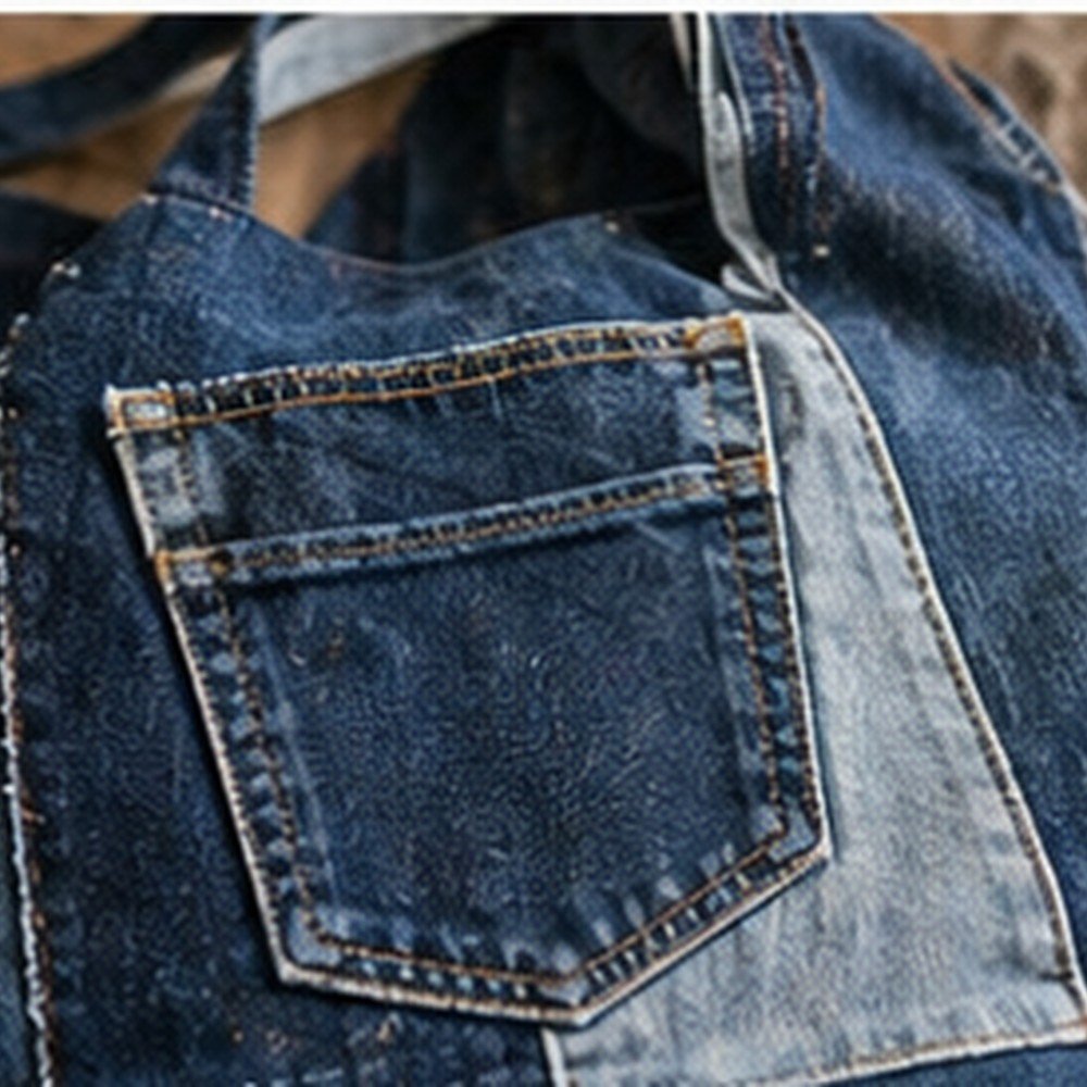 Bolso Mezclilla Patrones en estilo editorial moderno para inspiración visual en México