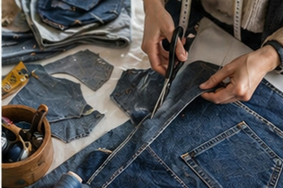 Bolso Mezclilla Patrones en estilo editorial moderno para inspiración visual en México