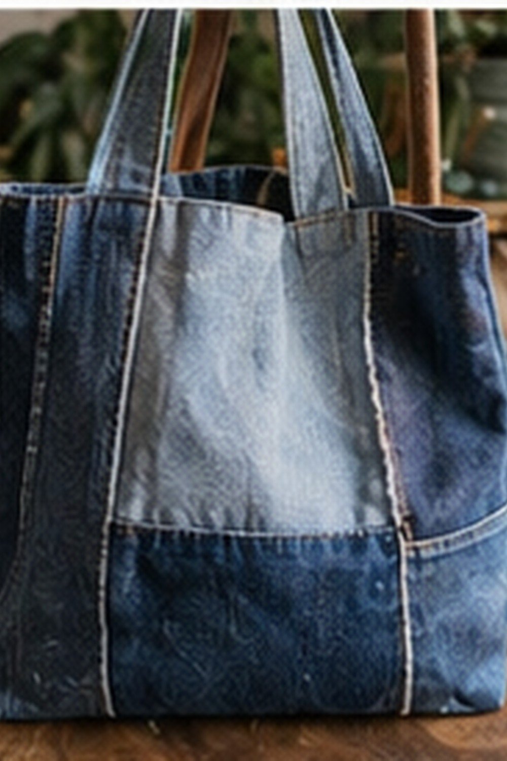 Bolso Mezclilla Patrones en estilo editorial moderno para inspiración visual en México