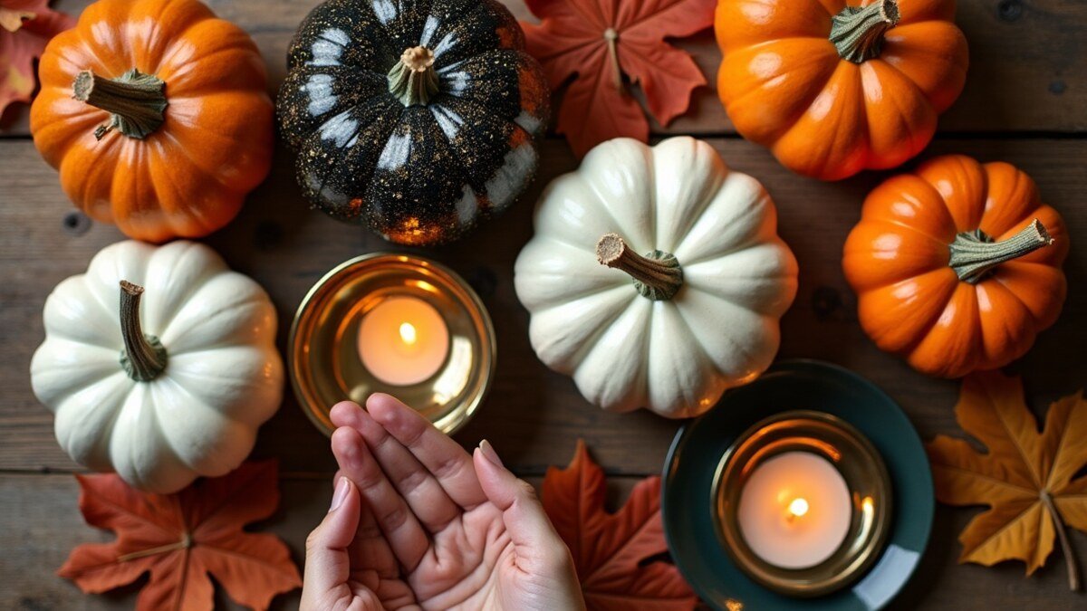 Calabazas Halloween Decoracion visual editorial