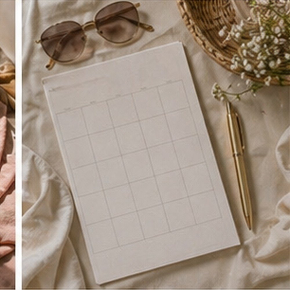 Calendario Abril 2026 en estilo editorial moderno para inspiración visual en México