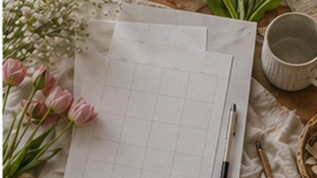 Calendario Abril 2026 visual editorial