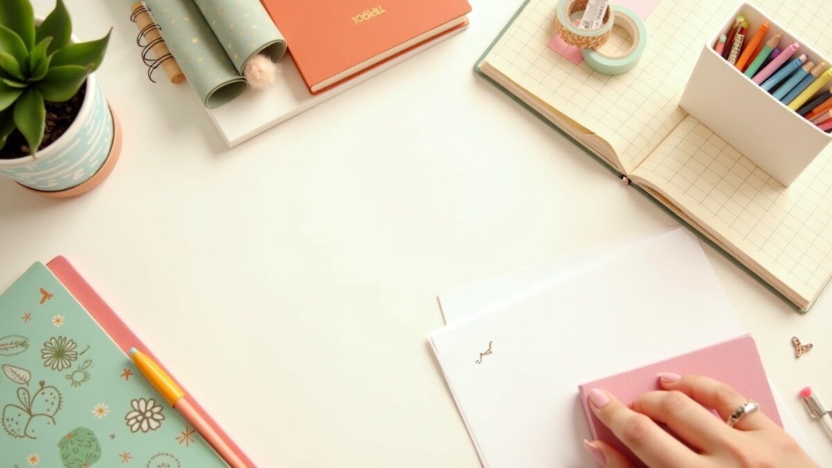 Manualidades Regreso a Clases visual editorial