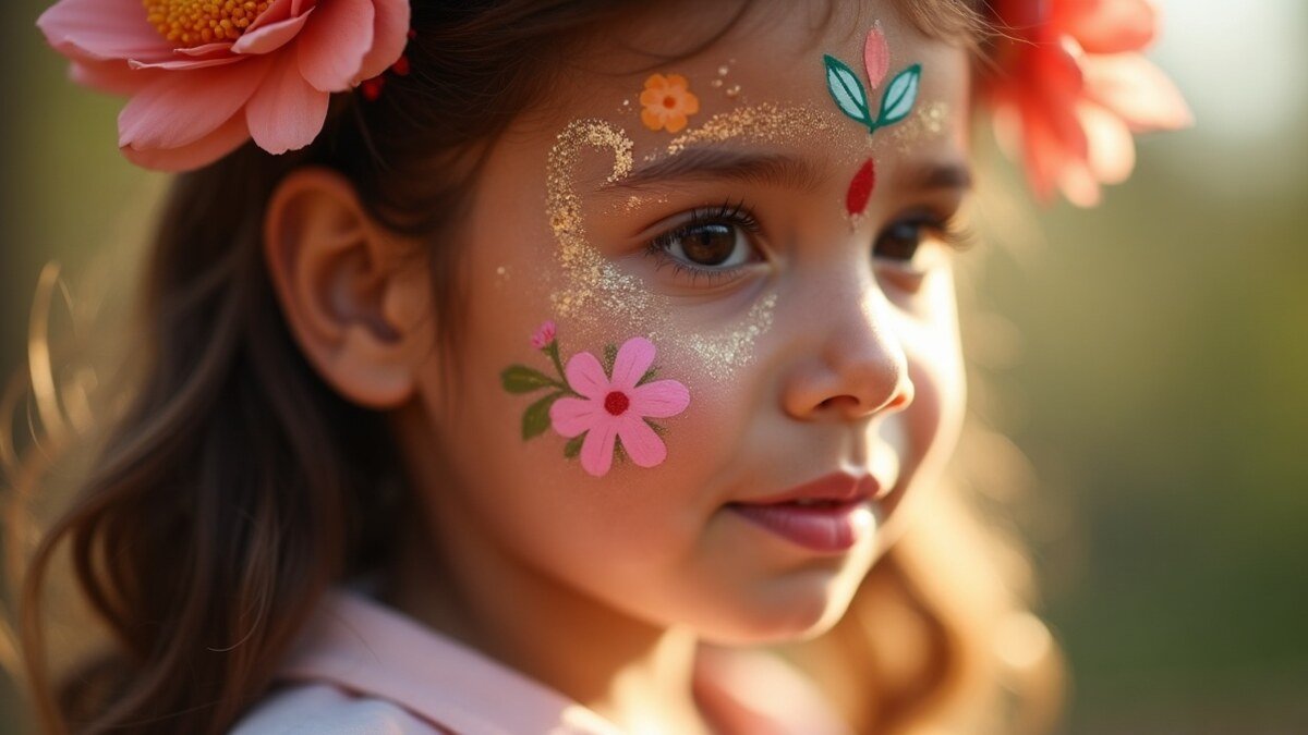 Maquillaje Catrina Niña visual editorial