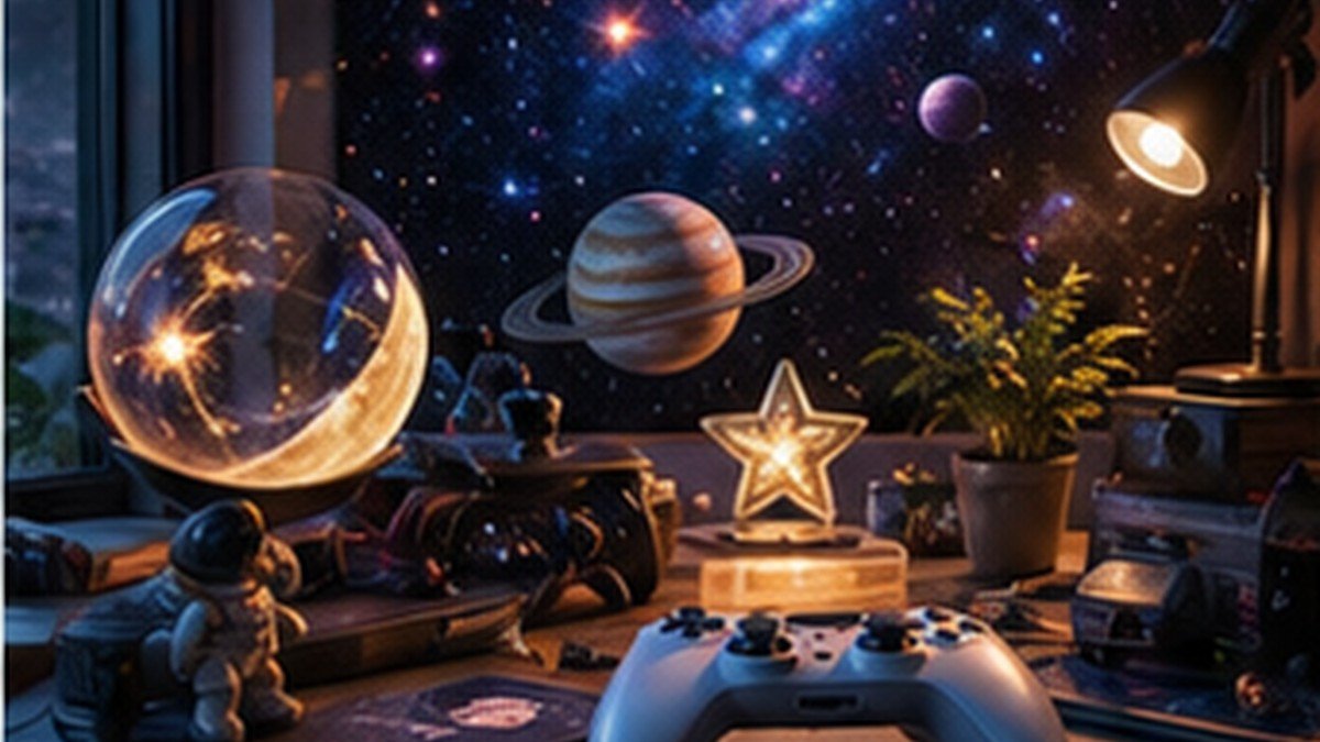 Mario Galaxy Historia en estilo editorial moderno para inspiración visual en México