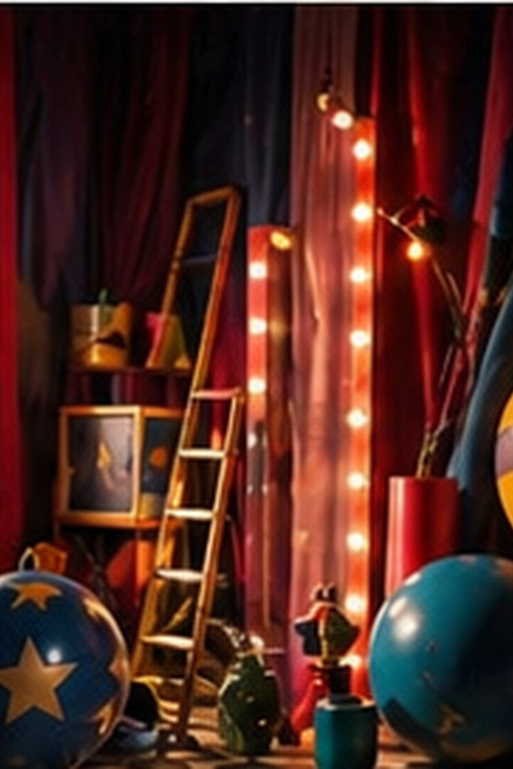 Personajes Digital Circus en estilo editorial moderno para inspiración visual en México