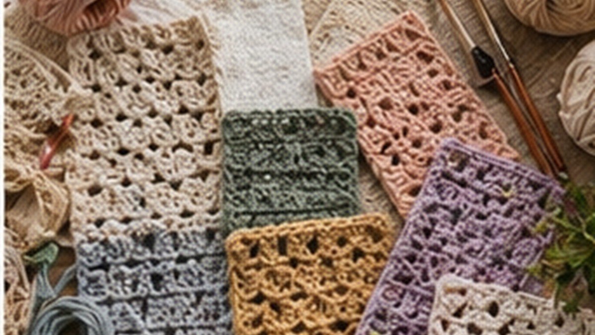 Puntos Ganchillo visual editorial