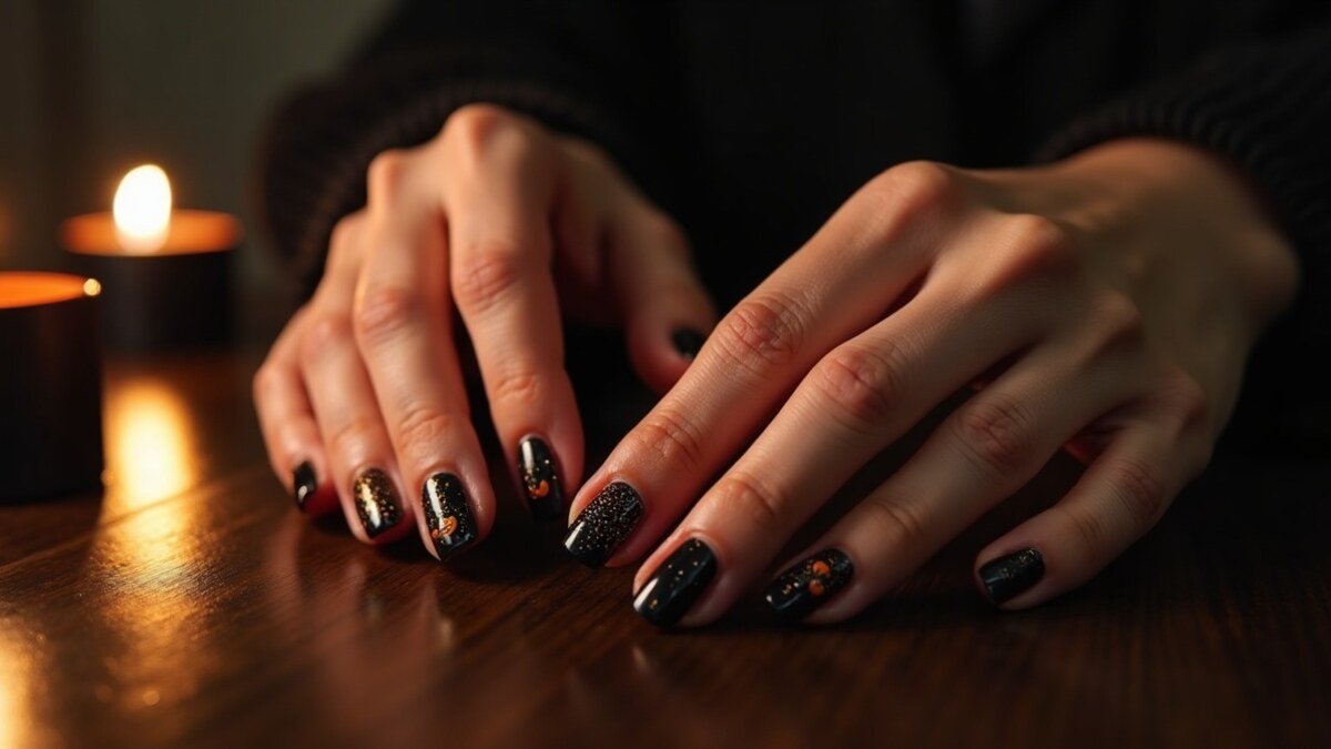 Uñas Halloween 2026 visual editorial