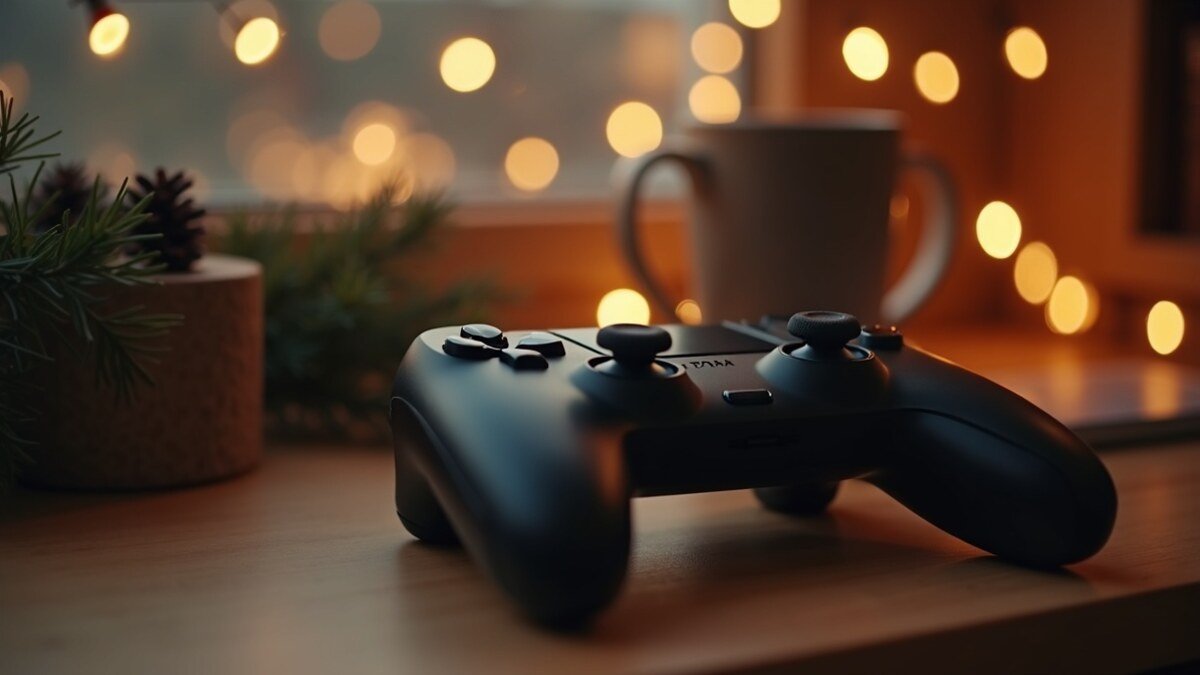 Videojuegos Fin de Año 2026 visual editorial